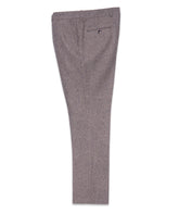 Wool Blend Herringbone Trousers